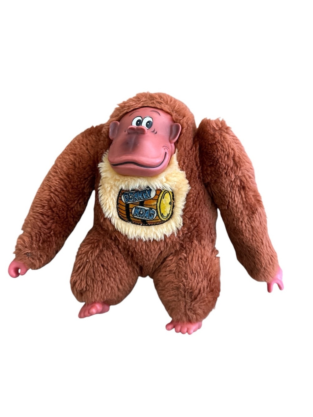 Donkey Kong Nintendo of America 1982 Etone Bean Bag Plush Lovey Vintage Toy Doll